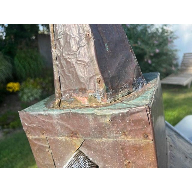 Colossal Handmade Folk Art Church Birdhouse For Sale - Image 12 of 18