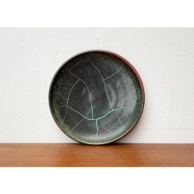 Art Deco German Studio Pottery Wall Plate by Richard Uhlemeyer, 1940s For Sale - Image 15 of 15