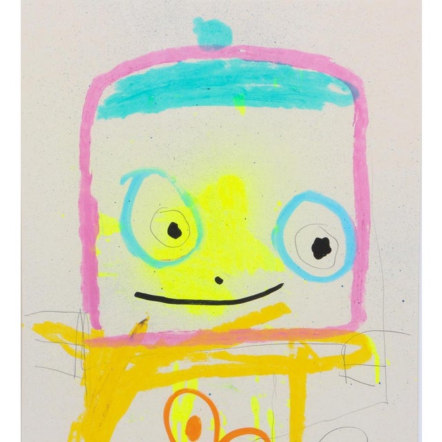 Contemporary Poul Pava, Figurative Composition, 2025, Mixed Media For Sale - Image 3 of 9