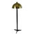 Vintage Brass Mushroom Floor Lamps - Pair For Sale - Image 4 of 5