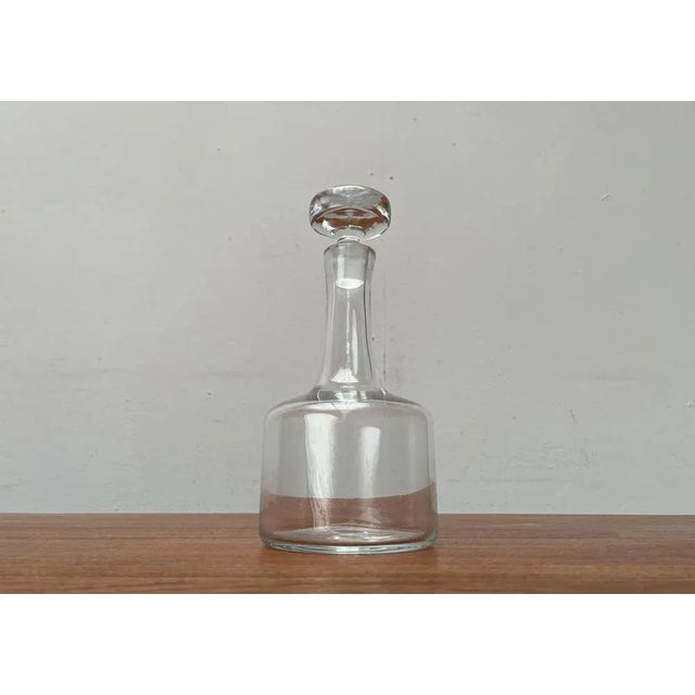 Vintage Scandinavian Glass Carafe Bottle, 1970s For Sale - Image 12 of 12