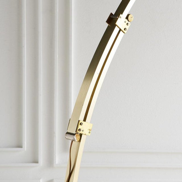 Brass Arc Floor Lamp With Travertine Base, Germany 1960s ... (640 x 640 Pixel)