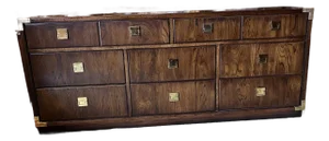 Late 20th Century Thomasville Campaign Style Dresser