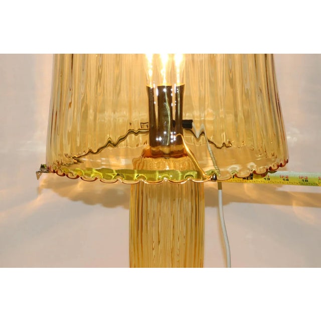 Mid-Century Modern Mid-Century Modern Murano Glass Table Lamp For Sale - Image 3 of 13