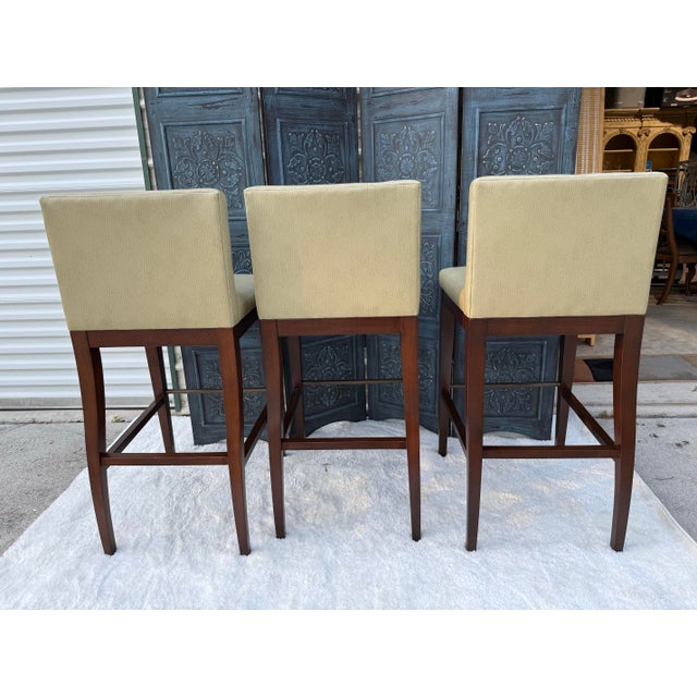 John Black Set of 3 Stools Designed by John Black for Bolier & Company For Sale - Image 4 of 16