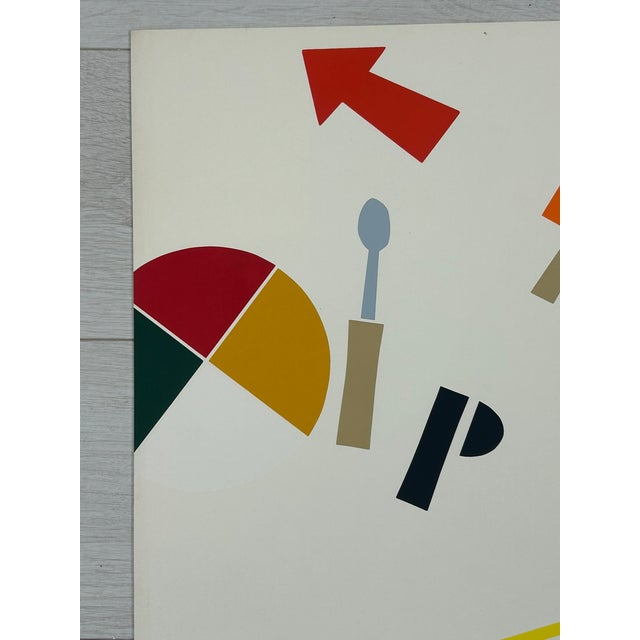 Modern Emilio Tadini, Composition, 1974, Screen Print For Sale - Image 3 of 6