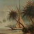 Large Tropical Painting of a Boat With Palm Trees For Sale In West Palm - Image 6 of 13