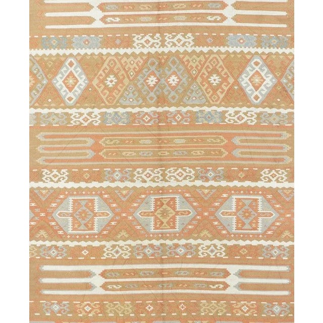 Traditional Vintage Kilim Rug 3'0'' x 4'7'' For Sale - Image 3 of 9