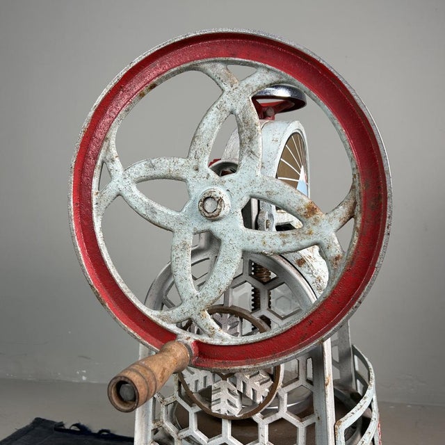 Metal Mid-Century Modern Decorative Japanese Ice Shaver, 1950s For Sale - Image 7 of 16