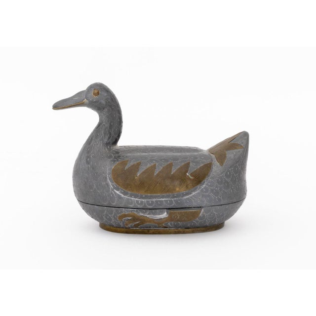 Chinese Chinese Duck Form Covered Boxes, 4 For Sale - Image 3 of 14
