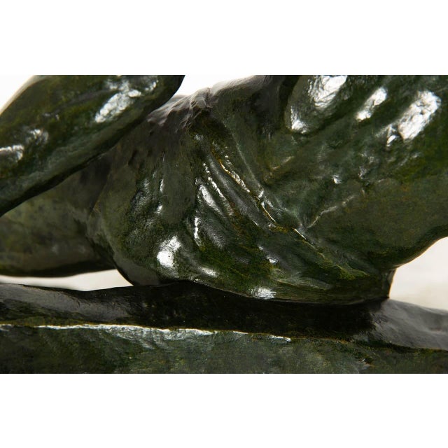 French Art Deco Bronze Sculpture “The Lock” by Pierre Le Faguays Ca. 1930 For Sale - Image 14 of 18