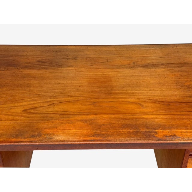 Peter Hvidt & Orla Mølgaard-Nielsen, Executive Desk, Teak, Steel, Denmark, 1959 For Sale - Image 12 of 17