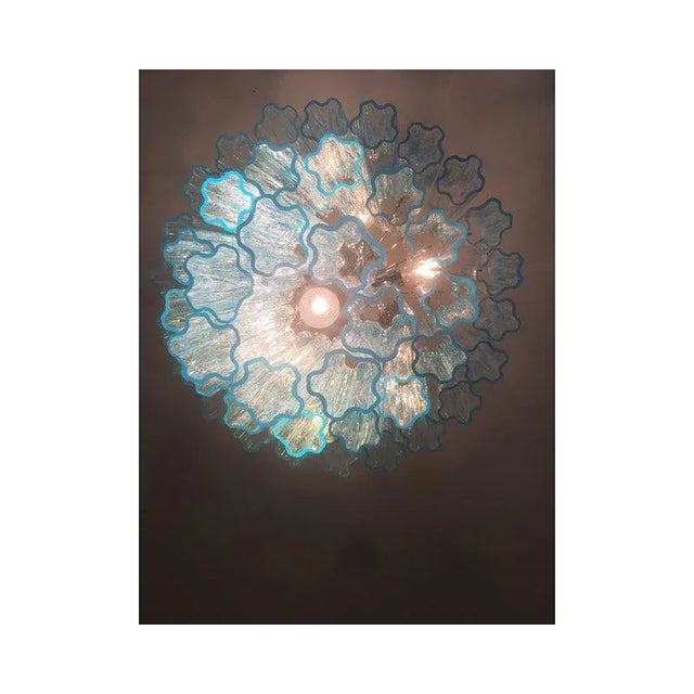 Contemporary Italian Murano Glass Sputnik Chandeliers by Simoeng, Set of 2 For Sale - Image 3 of 12