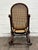 Vintage Thonet Style Bentwood Beechwood Cane Seat Cane Back Rocking Chair For Sale - Image 9 of 17