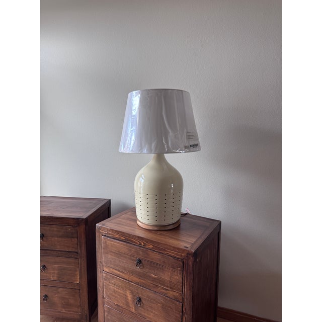 Pair of Ralph Lauren Halifax Small Table Lamps - Coconut Finish (New in Box) For Sale - Image 6 of 8