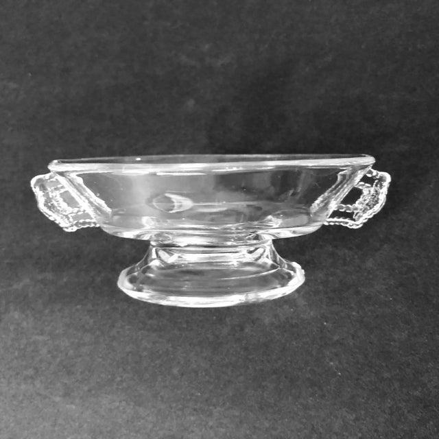 Vintage Clear Glass Dessert /Berry Bowls Set of 5 For Sale In New York - Image 6 of 7