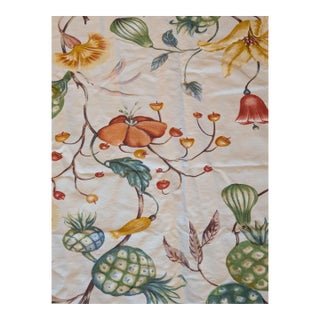 Gaston Y Daniela "Tropicana" Vintage 1996 Handprint Fabric — 4 Continuous Yards For Sale