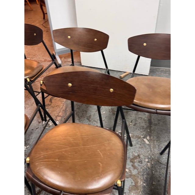 2020s District Eight Kink Leather Dining Chairs, Set of Eight For Sale - Image 5 of 12