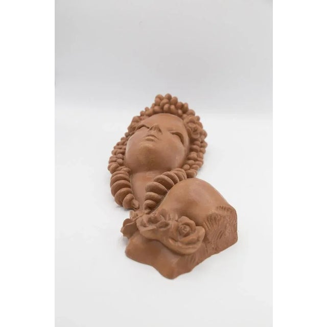 Gio Ponti Terracotta Sculpture of Woman by Gio Ponti, 1950s For Sale - Image 4 of 8