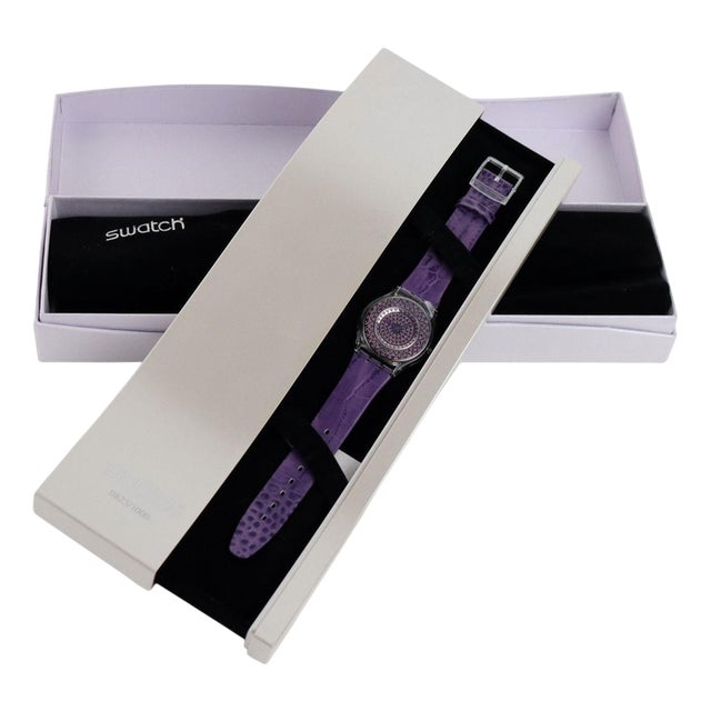 Skin Ruby Lustrous Bliss SFZ112 Watch from Swatch For Sale