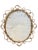 1950s Vintage French Oval Rattan Mirror, 1950s For Sale - Image 5 of 11