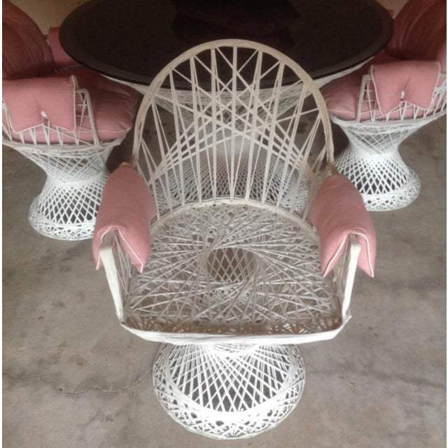 Russell Woodard Spun Fiberglass Patio Set | Chairish
