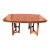 Vintage Broyhill Brasilia Style Dining Table With Two Leaves Mid Century Modern Design For Sale