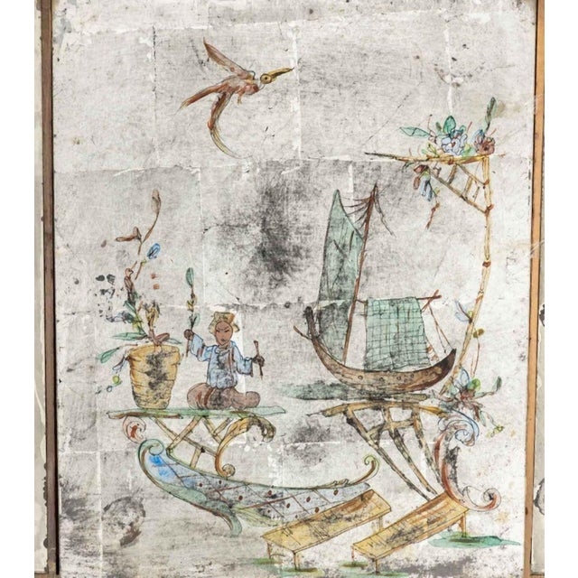 Chinoiserie Mirrored Chests of Drawers, Pair For Sale - Image 9 of 12