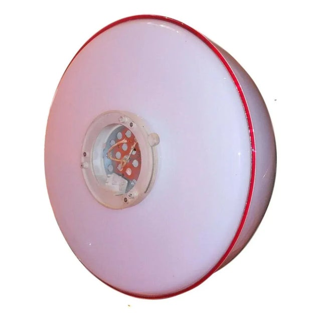 Mid-Century Modern Murano Glass Sconce by Gambaro & Poggi for Leucos, 1970s For Sale - Image 3 of 5