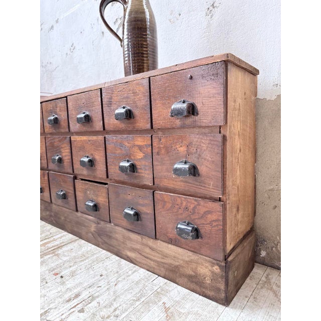 Oak Workshop Credenza, 1950 For Sale - Image 15 of 18
