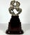 Early 20th Century Fighting Roosters Automobile Radiator Mascot Hood Ornament on Bakelite Trophy Base For Sale - Image 6 of 10
