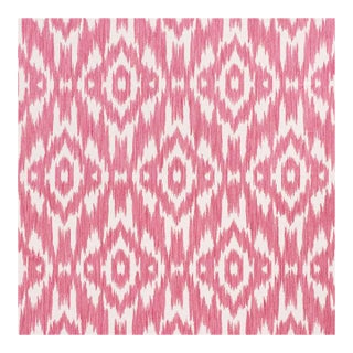Schumacher Dorset Fabric in Azalea For Sale
