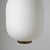 Chandelier in White Opaline Glass and Brass, 1950s For Sale - Image 11 of 14