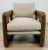 Mid-Century Modern Mid-Century Modern Style Walnut Finished Club Chairs Pair For Sale - Image 3 of 9