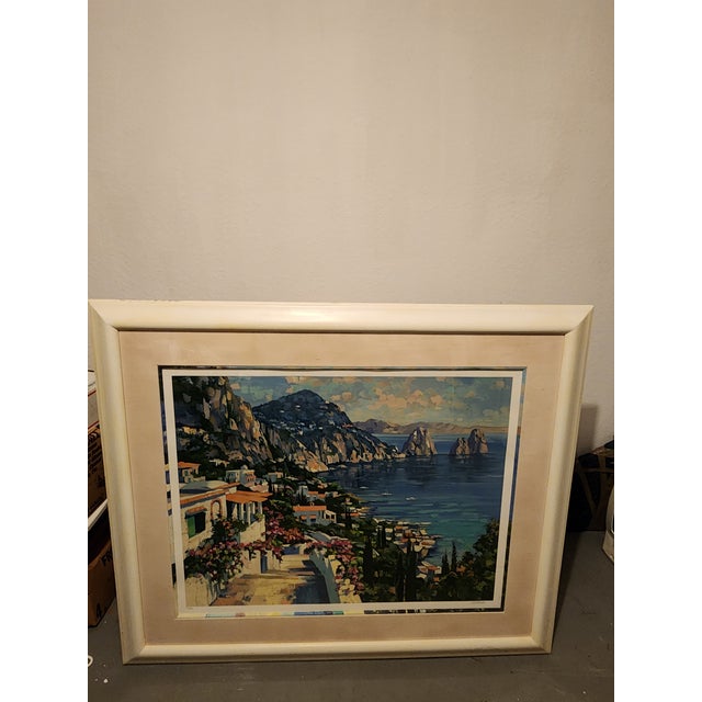1990s Isle of Capri Serigrap Print by Howard Behrens For Sale - Image 12 of 16