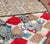 Red 19th or 20th Century American Folk Art Hooked Rug With Cat and Two Kittens For Sale - Image 8 of 14