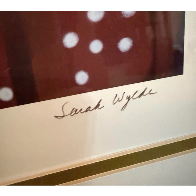 Vintage Sarah Wylde Lithograph Signed Framed Numbered 268/295 With Coa For Sale - Image 4 of 8