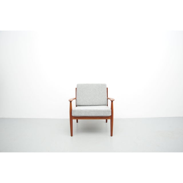 Mid-Century Modern Easy Chair in Teak by Grete Jalk for France & Son For Sale - Image 3 of 10