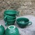 Green Glazed Ceramic Coffee Service by Blanche Letalle, 1950s, Set of 27 For Sale - Image 18 of 18