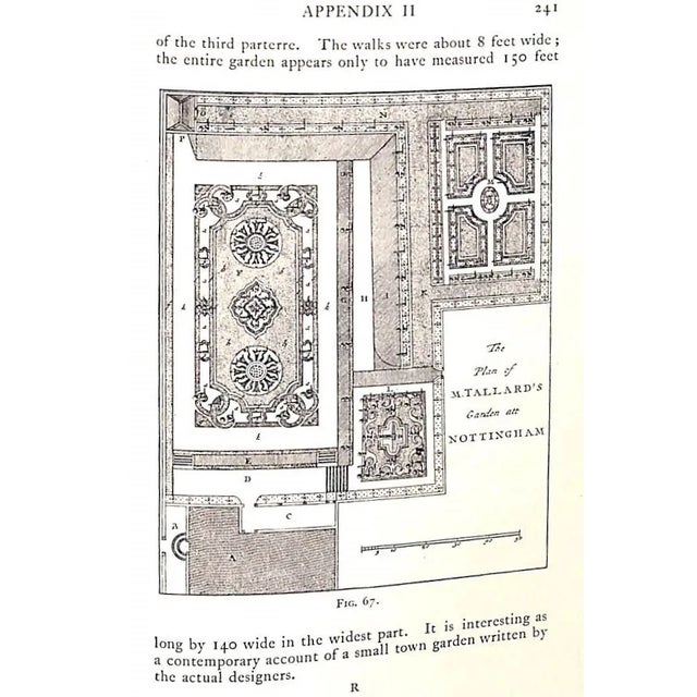 Traditional "The Formal Garden in England" 1901 Blomfield, Reginald For Sale - Image 3 of 12