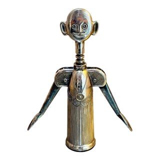 "Pierre the Sommelier" Wine Bottle Opener by Aldo Columbo For Sale