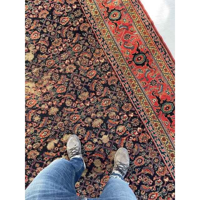 Antique Kurdish Kelleh Gallery Runner C. 1900's Rug 7.4 x 19.5 For Sale - Image 14 of 14