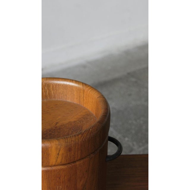 Mid-Century Modern Mid-Century Teak Ice Bucket from Digsmed, 1960s For Sale - Image 3 of 6