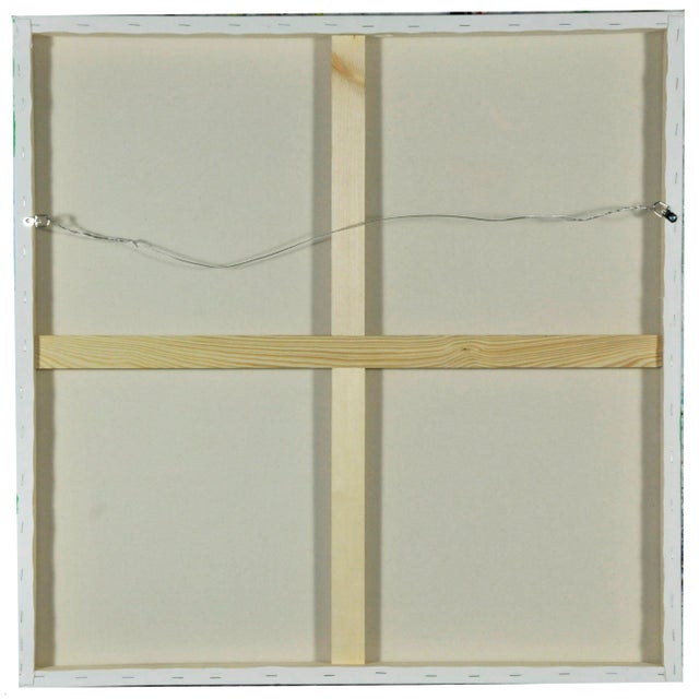 An original abstract acrylic on canvas painting on canvas by contemporary Abstract Expressionist artist Robbie Kemper...