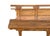 Wood Vintage Rustic Raw Wood Long Sitting Bench With Back For Sale - Image 7 of 9