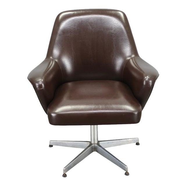 Italian Swivel Lounge Chair by Mobiltecnica Torino, 1960s For Sale