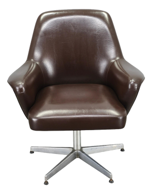 Italian Swivel Lounge Chair by Mobiltecnica Torino, 1960s