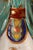 Vintage Italian Ceramic Sculptures Chinoiserie Glazed Terracotta Figures - A Pair For Sale - Image 10 of 15