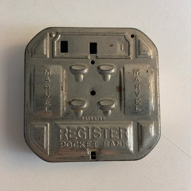 1930s 1935 Marvel Register Pocket Bank For Sale - Image 5 of 5