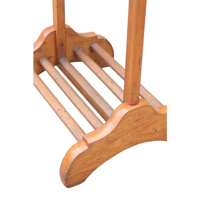 Mid-Century Modern Sculptural Wood Gentleman's Valet Stand, 1960s For Sale - Image 6 of 11
